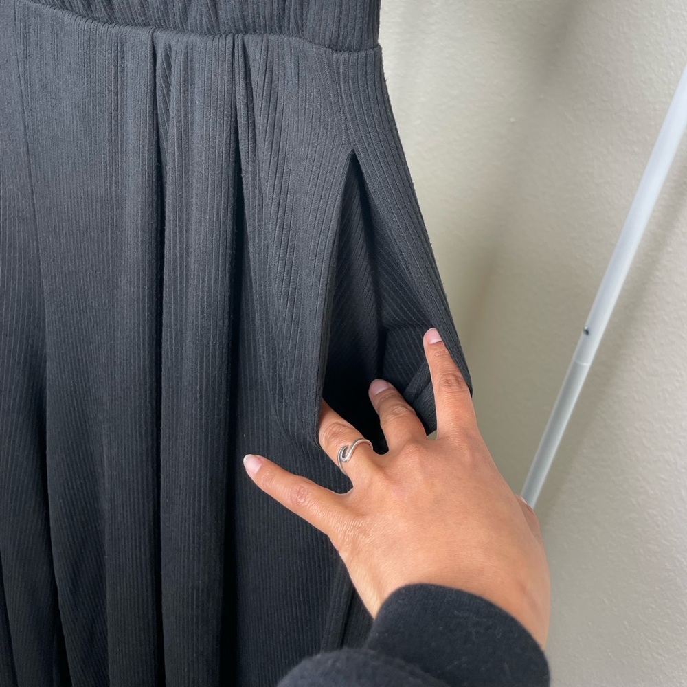 BY TOGETHER ribbed wide leg pull on trousers new - Picture 4 of 4